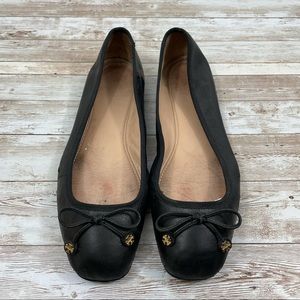 TORY BURCH Laila Driving Black Loafers Size 9.5